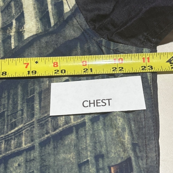 Robert Graham Men Long Sleeve Button Shirt Sz L Art Flip Cuff Party City Graphic - Picture 12 of 15